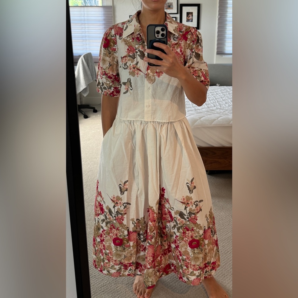 Anthro Maeve Floral Set